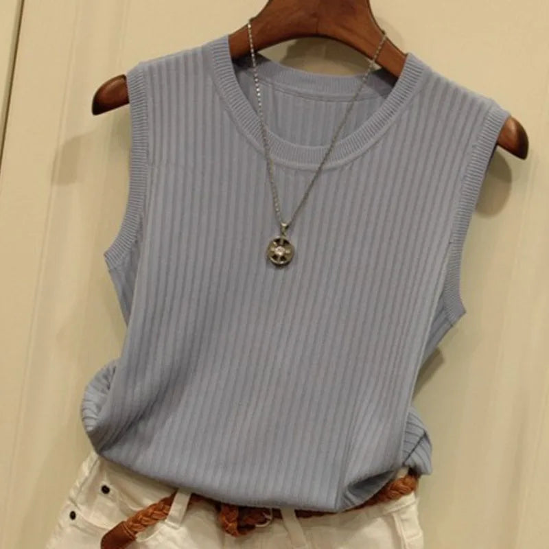 Summer New Fashion Knitted  Tops