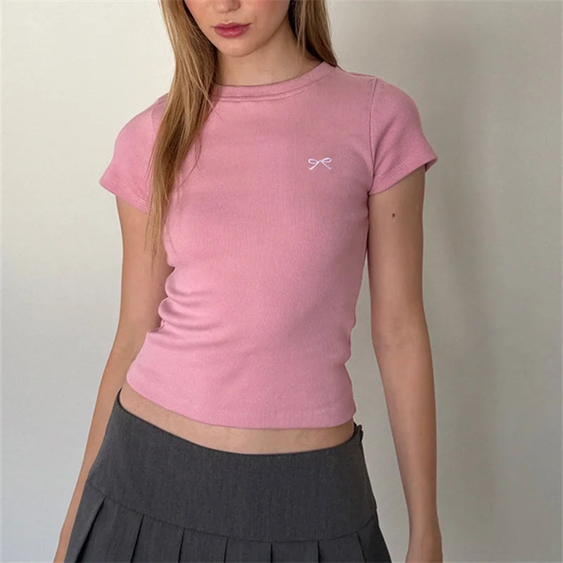 T Shirt Short Sleeve Crop