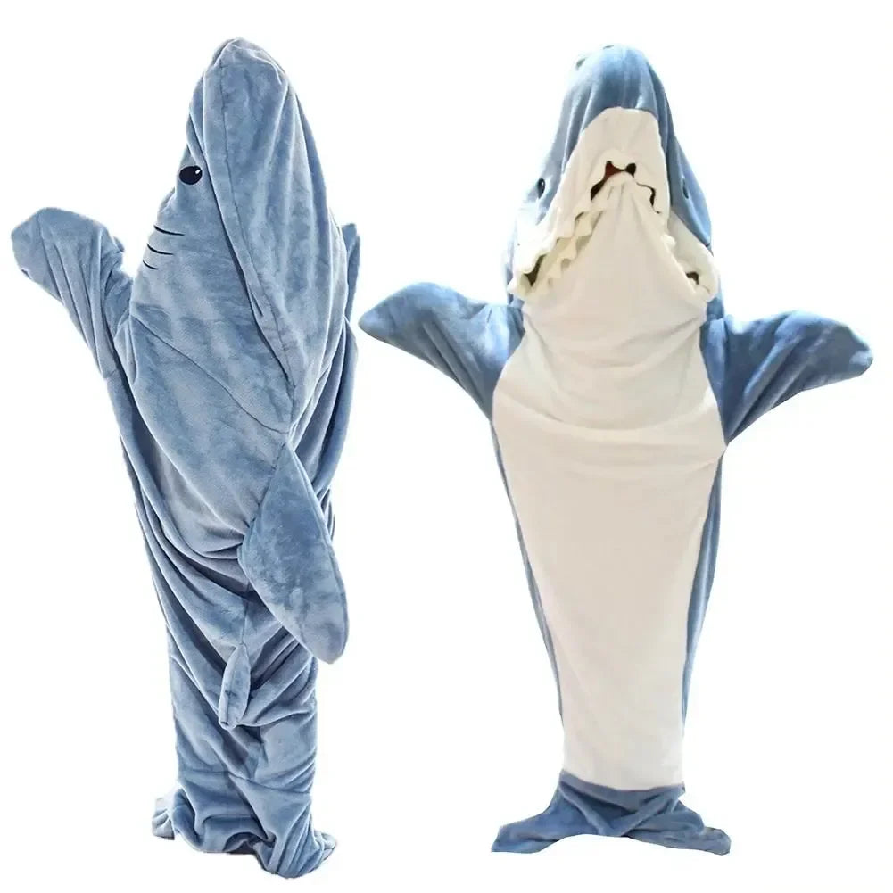 Cosplay Shark Onesies Costumes Suit Adult Pyjamas Cartoon Halloween Christmas Carnival Sleepwear Jumpsuit Kids Clothes Hombre