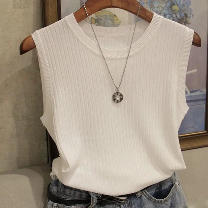 Summer New Fashion Knitted  Tops