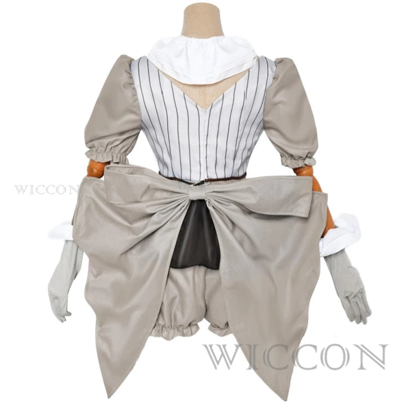 Movie Clown Pennywise Cosplay Costume Genderswap Halloween Horror Lolita Dress Up Women Fantasy Dress Carnival Party Full Set