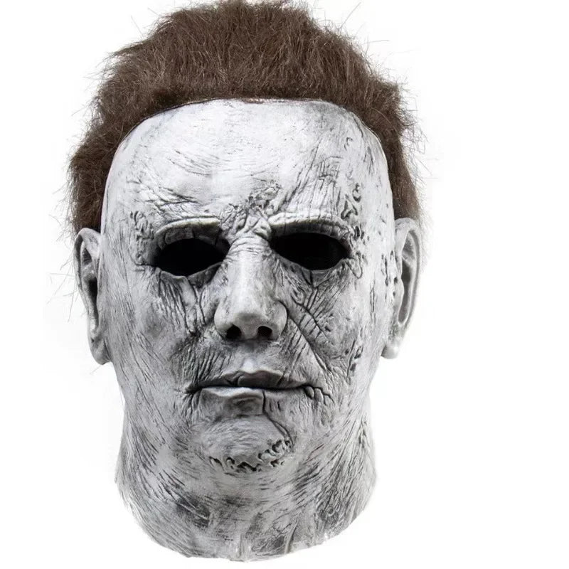 Michael Myers Adult Costume Mask Cosplay Halloween Jumpsuit Outfits Horror Bloody Killer Carnival Party Costume For Men