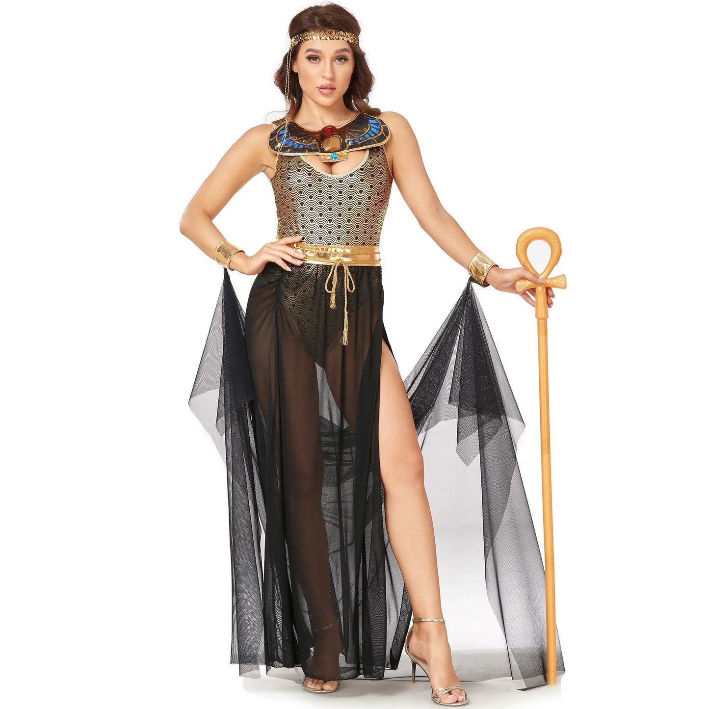 Halloween Costumes Ancient Egypt Egyptian Pharaoh Cleopatra Queen Costume Cosplay Clothing for Women